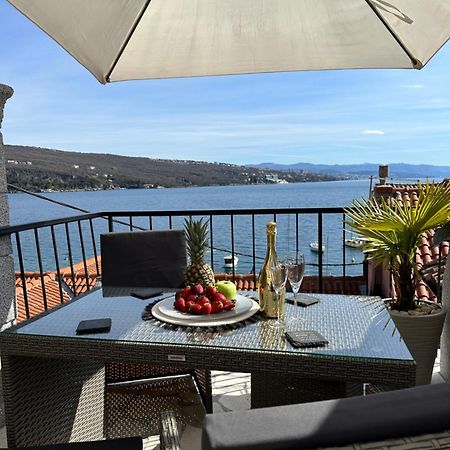 Villa Volos Apartment Karmen With Roof Terrace, Sea View, Free Private Parking Abbazia Esterno foto